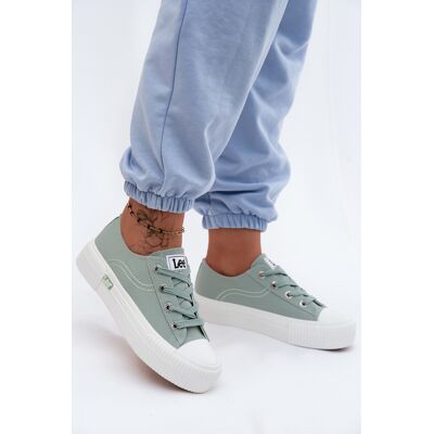 Adidași pentru femei cu platformă LEE ISLA C WOMEN LOW 50261002.98K Menta 40 Adidași pentru femei cu platformă LEE ISLA C WOMEN LOW 50261002.98K Menta 40