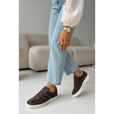 Adidași din piele de nubuc Vinceza 95400 Ciocolată 38 Adidași din piele de nubuc Vinceza 95400 Ciocolată 38