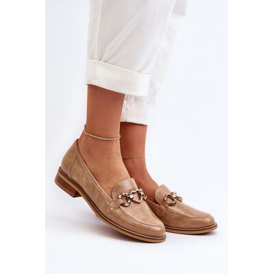 Mocasini din piele Laura Messi 2760 maro 36 Mocasini din piele Laura Messi 2760 maro 36