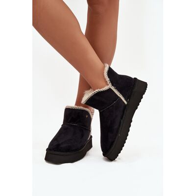 Cizme de zăpadă pentru femei pe platformă Wrangler 20253093.25Y Negru 38 Cizme de zăpadă pentru femei pe platformă Wrangler 20253093.25Y Negru 38