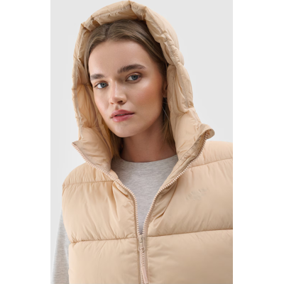 Vesta Pufă Dama Cu Glugă 4F Bej 4FWAW24TVJAF141-83S XS Vesta Pufă Dama Cu Glugă 4F Bej 4FWAW24TVJAF141-83S XS