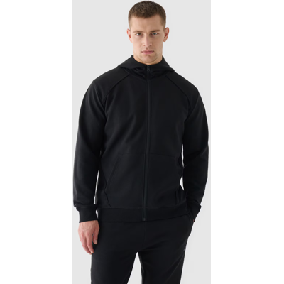 Tricou Cu Glugă Bărbați Deschis 4F Negru 4FWAW24TSWSM1256-20S 2XL Tricou Cu Glugă Bărbați Deschis 4F Negru 4FWAW24TSWSM1256-20S 2XL