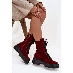 Botine Workery pentru Femei din Nubuk Natural cu Încălzire Zazoo 4213 Bordeaux 37 Botine Workery pentru Femei din Nubuk Natural cu Încălzire Zazoo 4213 Bordeaux 37
