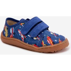 Papuci Copii Barefoot Naveta Spațială Froddo Canvas G1700440-5 Albastru 31 Papuci Copii Barefoot Naveta Spațială Froddo Canvas G1700440-5 Albastru 31