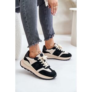 Big Star Shoes Sneakersuri din piele călduțe pentru femei Big Star OO274A318 HI-POLY SYSTEM negre 38 Big Star Shoes Sneakersuri din piele călduțe pentru femei Big Star OO274A318 HI-POLY SYSTEM negre 38