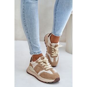 Big Star Shoes Sneakers-uri Piele Călduroase pentru Femei Big Star OO274A317 HI-POLY SYSTEM Bej 37 Big Star Shoes Sneakers-uri Piele Călduroase pentru Femei Big Star OO274A317 HI-POLY SYSTEM Bej 37