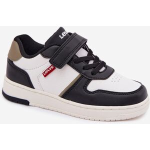 LEVIS Adidași pentru copii cu velcro LEVI'S KICK SE VIRV0152S Alb-Negru 35 LEVIS Adidași pentru copii cu velcro LEVI'S KICK SE VIRV0152S Alb-Negru 35