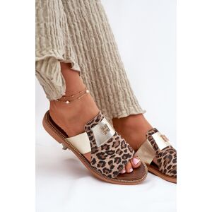 Sandale Elegante Din Piele Naturală Cu Toc Plat Zazoo 40423 Leopard 38 Sandale Elegante Din Piele Naturală Cu Toc Plat Zazoo 40423 Leopard 38