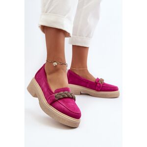 Zazoo 3429/W Mocasini din piele Fuchsia 38 Zazoo 3429/W Mocasini din piele Fuchsia 38