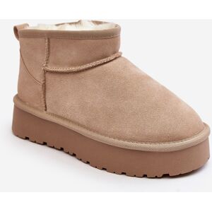 Boto Cizme elegante de zăpadă de piele de piele de piele de piele de nuca ușoară Nucca bej 40 Boto Cizme elegante de zăpadă de piele de piele de piele de piele de nuca ușoară Nucca bej 40