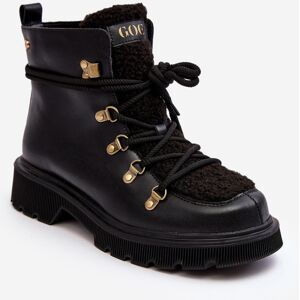 Bocanci femei din piele GOE MM2N4082 Negru 37 Bocanci femei din piele GOE MM2N4082 Negru 37