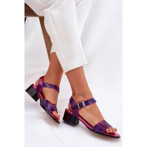 Sandale de Damă din Piele cu Toc Maciejka 06551-15 Fuchsia 37 Sandale de Damă din Piele cu Toc Maciejka 06551-15 Fuchsia 37