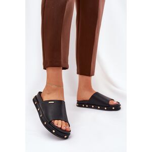 Big Star Shoes Sandale De Femei Pe Platformă Cu Tăișuri Big Star RR274214 Negre 38 Big Star Shoes Sandale De Femei Pe Platformă Cu Tăișuri Big Star RR274214 Negre 38