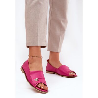 Balerine Elegante Din Piele Cu Degetele Deschise Zazoo 1865 Fucsia 36 Balerine Elegante Din Piele Cu Degetele Deschise Zazoo 1865 Fucsia 36