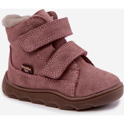 Ghete de iarnă din piele nubuc pentru copii Barefoot Froddo G2110151-5 Roz 31 Ghete de iarnă din piele nubuc pentru copii Barefoot Froddo G2110151-5 Roz 31