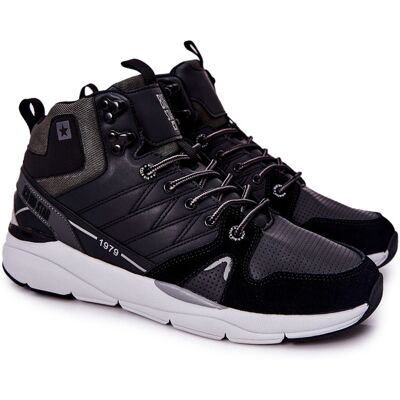 Big Star Shoes Cizme sportive înalte pentru bărbați Big Star II174223 Negru 42 Big Star Shoes Cizme sportive înalte pentru bărbați Big Star II174223 Negru 42