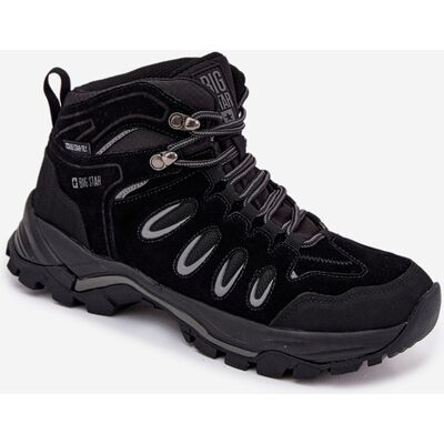 Big Star Shoes Pantofi de Drumeție din Piele pentru Bărbați Big Star OO17433 HI-POLY SYSTEM Negri 41 Big Star Shoes Pantofi de Drumeție din Piele pentru Bărbați Big Star OO17433 HI-POLY SYSTEM Negri 41