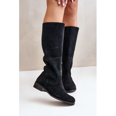 Zazoo Cizme din suede femei Lewski 3616 negre 36 Zazoo Cizme din suede femei Lewski 3616 negre 36