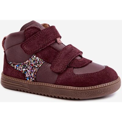 Pantofi barefoot pentru copii din piele nubuc FRODDO G2110157-4 Bordeaux 31 Pantofi barefoot pentru copii din piele nubuc FRODDO G2110157-4 Bordeaux 31