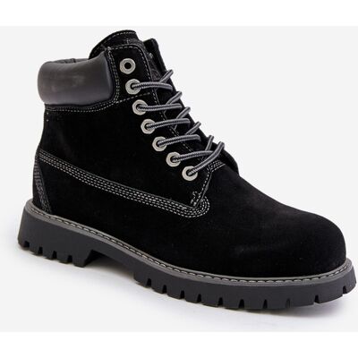Big Star Shoes Bocanci Din Suede Încălziți Bărbați Big Star OO174138 HI-POLY SYSTEM Negri 42 Big Star Shoes Bocanci Din Suede Încălziți Bărbați Big Star OO174138 HI-POLY SYSTEM Negri 42