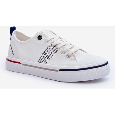 Big Star Shoes Tenisi barbati Big Star LL174204 Alb 44 Big Star Shoes Tenisi barbati Big Star LL174204 Alb 44