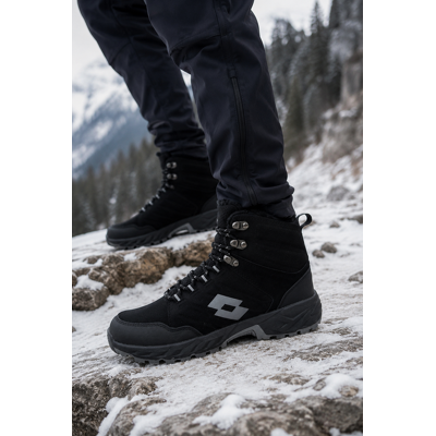 Pantofi de Drumeție de Iarnă pentru Bărbați Izolați LOTTO 2401210U KETCHAM Negru 41 Pantofi de Drumeție de Iarnă pentru Bărbați Izolați LOTTO 2401210U KETCHAM Negru 41
