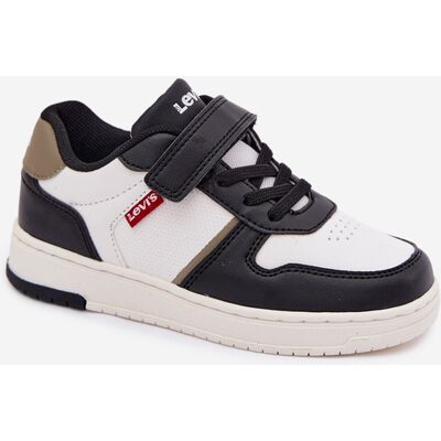 LEVIS Adidași pentru copii cu velcro LEVI'S KICK SE VIRV0152S Alb-Negru 32 LEVIS Adidași pentru copii cu velcro LEVI'S KICK SE VIRV0152S Alb-Negru 32