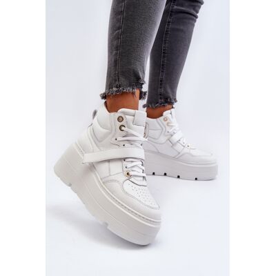 Adidasi piele femei albi Zazoo 3450 37 Adidasi piele femei albi Zazoo 3450 37