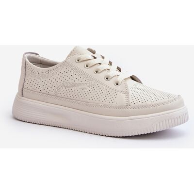 Sergio Leone Adidasi femei din piele Alb Failla 36 Sergio Leone Adidasi femei din piele Alb Failla 36