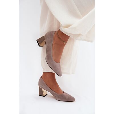Pantofi Dama din Velur Natural Vinceza Bej 38 Pantofi Dama din Velur Natural Vinceza Bej 38