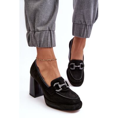 Pantofi din piele Laura Messi 2706 Negru 40 Pantofi din piele Laura Messi 2706 Negru 40