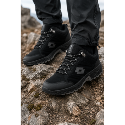 Pantofi de drumeție sport pentru bărbați LOTTO 2400290U KETCHAM Negru 45 Pantofi de drumeție sport pentru bărbați LOTTO 2400290U KETCHAM Negru 45