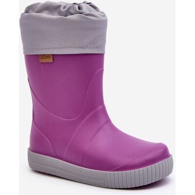 Boto Cizme cauciuc copii Snow Wave Gokids 981 Violet 32/33 Boto Cizme cauciuc copii Snow Wave Gokids 981 Violet 32/33