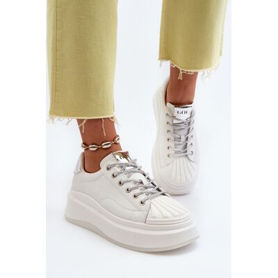 Adidasi femei din piele GOE NN2N4033 Alb 37 Adidasi femei din piele GOE NN2N4033 Alb 37
