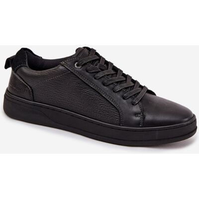 sneakers din piele pentru bărbați Lee Cooper LCJ-25-33-3965 Negru 41 sneakers din piele pentru bărbați Lee Cooper LCJ-25-33-3965 Negru 41