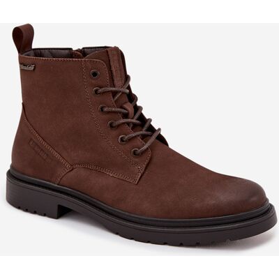 Big Star Shoes Botine Din Suede Căptușite Pentru Bărbați Cu Fermuar Big Star OO174229 Maro 41 Big Star Shoes Botine Din Suede Căptușite Pentru Bărbați Cu Fermuar Big Star OO174229 Maro 41