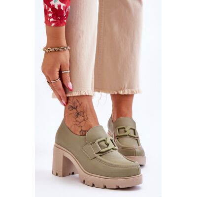 Boto Pantofi eleganți din piele naturala Green Harmell 40 Boto Pantofi eleganți din piele naturala Green Harmell 40
