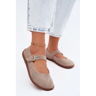 Balerini Barefoot din piele nubuc naturală Zazoo 316 Cappuccino 40 Balerini Barefoot din piele nubuc naturală Zazoo 316 Cappuccino 40