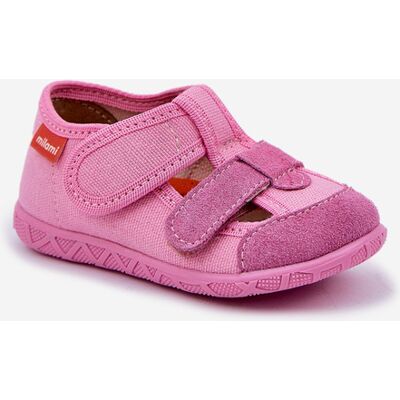 Papuci Milami Copii Cu Velcro Roz Reathiana 22 Papuci Milami Copii Cu Velcro Roz Reathiana 22