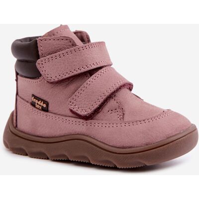 Ghete din piele pentru copii Barefoot FRODDO G2110150-5 Roz Murdar 20 Ghete din piele pentru copii Barefoot FRODDO G2110150-5 Roz Murdar 20