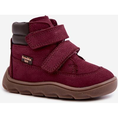 Ghete din piele pentru copii barefoot FRODDO G2110150-9 Bordeaux 20 Ghete din piele pentru copii barefoot FRODDO G2110150-9 Bordeaux 20