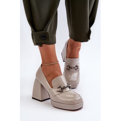 S.Barski Pantofi lacuiti cu toc gros D&A; MR38-906 37 S.Barski Pantofi lacuiti cu toc gros D&A; MR38-906 37