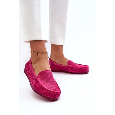 Mocasini din piele intoarsa roz S.Barski LR755 36 Mocasini din piele intoarsa roz S.Barski LR755 36