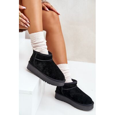 Boto Bocanci Din Suede De Damă Pe Platformă Negri Nereviana 38 Boto Bocanci Din Suede De Damă Pe Platformă Negri Nereviana 38