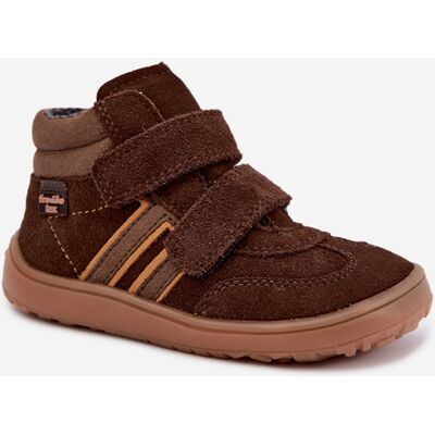 Ghete din piele nubuc pentru copii Barefoot FRODDO G3110285-3 Maro 26 Ghete din piele nubuc pentru copii Barefoot FRODDO G3110285-3 Maro 26