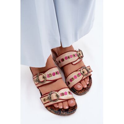 Sandale Femei din Piele Imprimate Maciejka K7406-04 Multicolor 39 Sandale Femei din Piele Imprimate Maciejka K7406-04 Multicolor 39