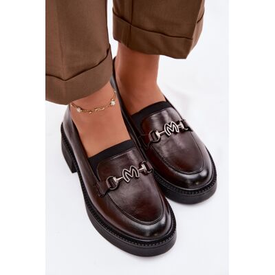 Mocasini Din Piele Pentru Femei Cu Detaliu Decorativ Vinceza 39985 Ciocolată 37 Mocasini Din Piele Pentru Femei Cu Detaliu Decorativ Vinceza 39985 Ciocolată 37