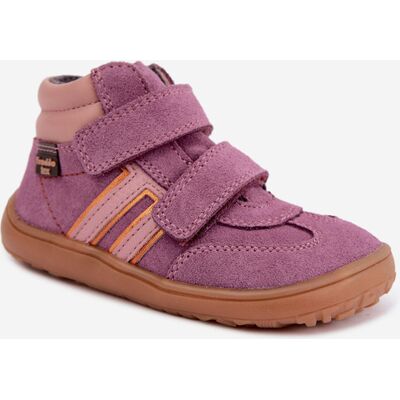 Ghete din piele de copil din piele de nubuc barefoot FRODDO G3110285-12 mov 31 Ghete din piele de copil din piele de nubuc barefoot FRODDO G3110285-12 mov 31