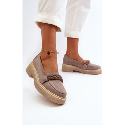 Mocasini din piele Cappuccino Zazoo 3429/W 41 Mocasini din piele Cappuccino Zazoo 3429/W 41