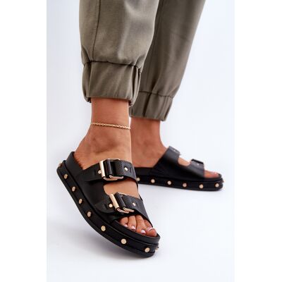Big Star Shoes Sandale cu platformă pentru femei Big Star NN27402 Negre 36 Big Star Shoes Sandale cu platformă pentru femei Big Star NN27402 Negre 36